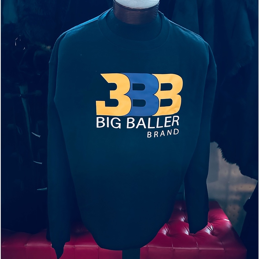 Big Baller Brand BBB Sweatshirt Lakers Purple & Gold Color Way
